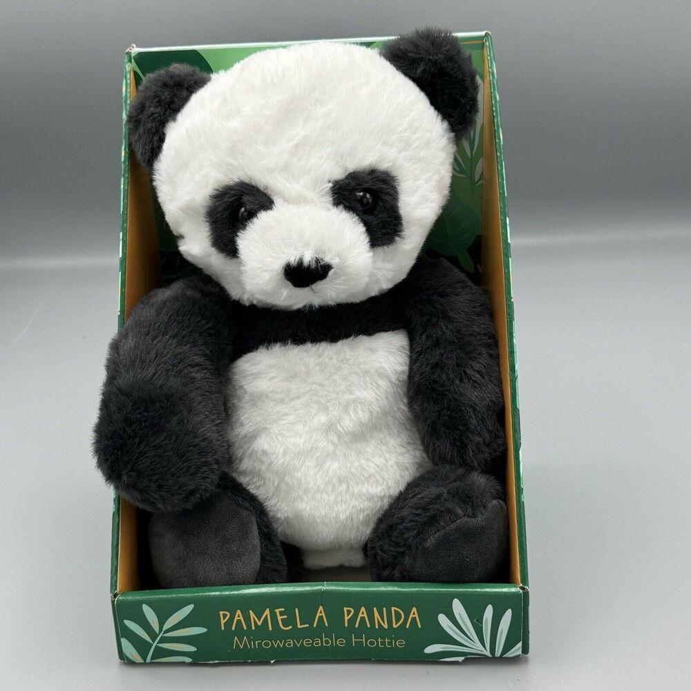 Aroma Home Pamela Panda Microwaveable Hottie Lavender Plush Stuffed Animal 11"